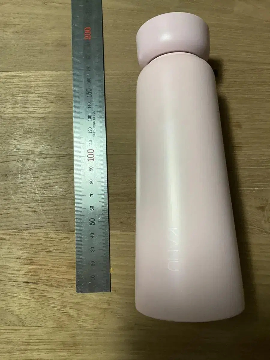 새제품 스텐레스 320ml 카누 핑크 텀블러